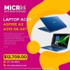 Laptop Acer Aspire A3 A315-56-34TT